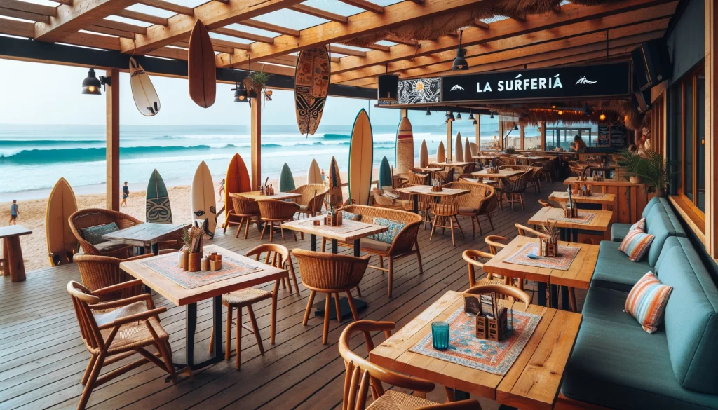 representación del restaurante la surferia en suances